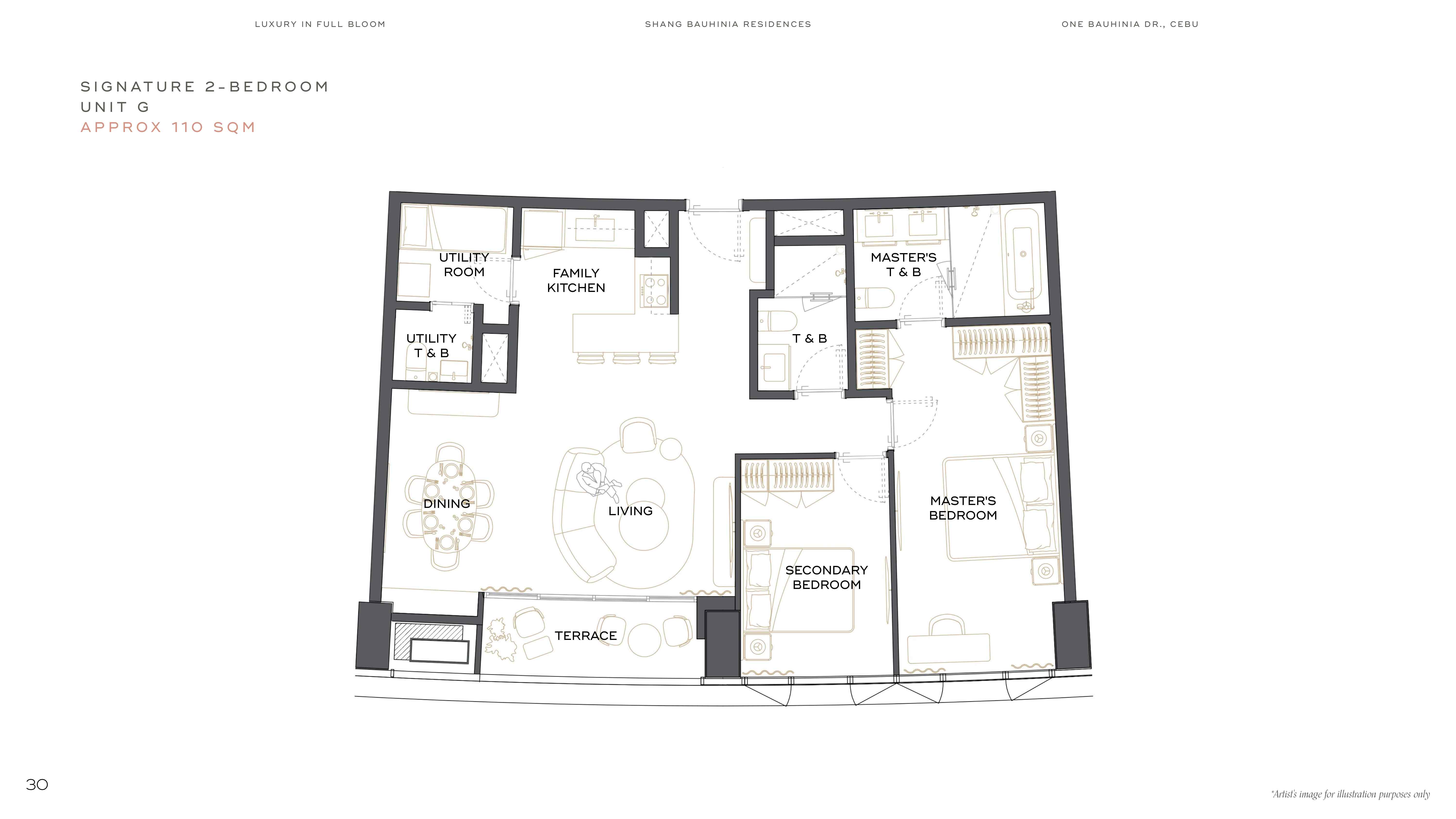 SBR Signature - 2Bedroom 110 sqm